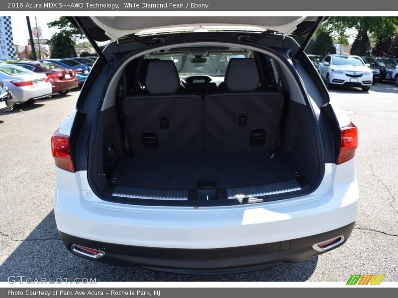 White Diamond Pearl / Ebony 2016 Acura MDX SH-AWD Technology