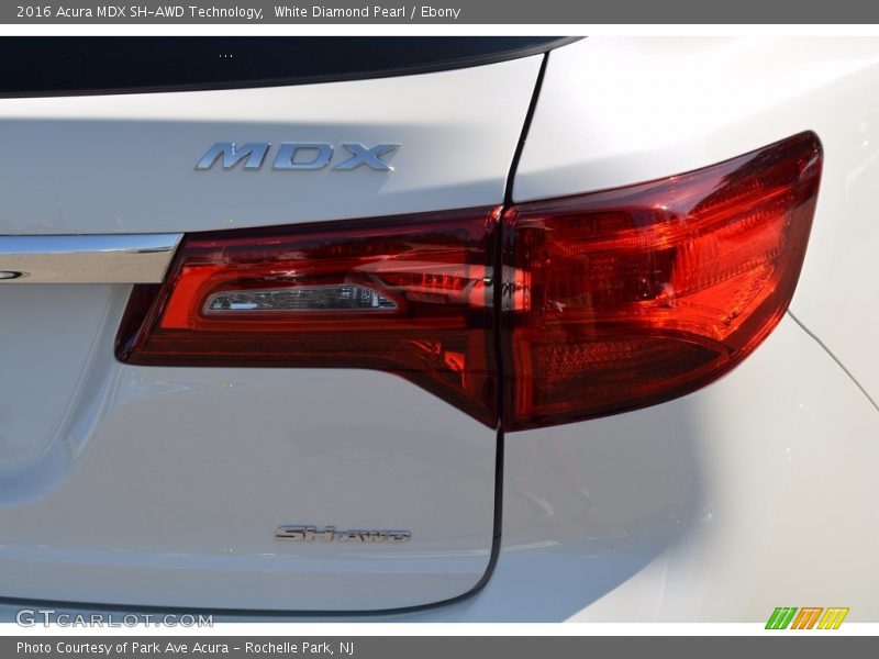 White Diamond Pearl / Ebony 2016 Acura MDX SH-AWD Technology