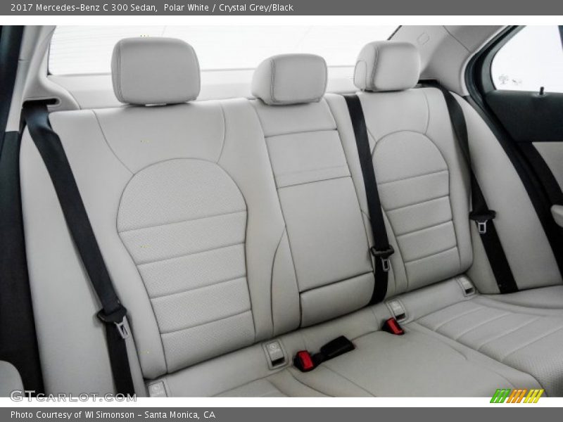 Polar White / Crystal Grey/Black 2017 Mercedes-Benz C 300 Sedan