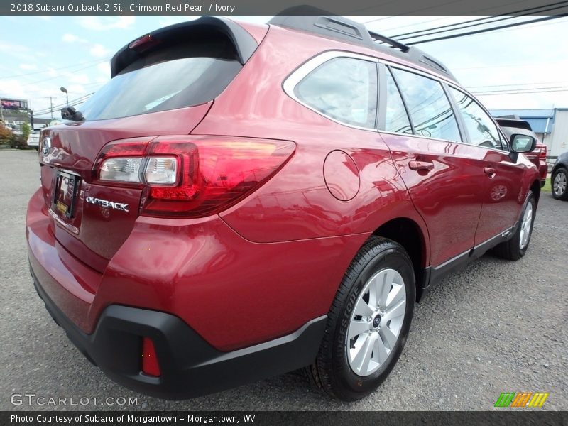 Crimson Red Pearl / Ivory 2018 Subaru Outback 2.5i