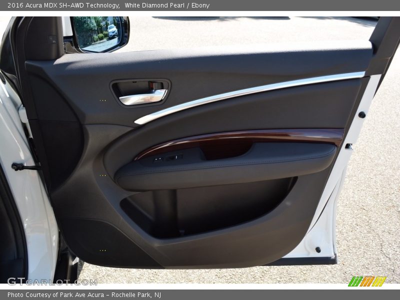 White Diamond Pearl / Ebony 2016 Acura MDX SH-AWD Technology