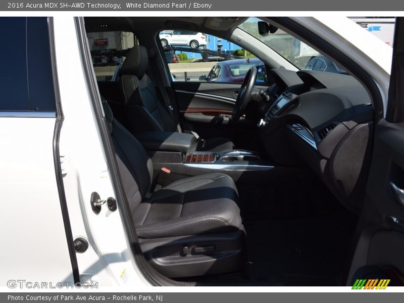 White Diamond Pearl / Ebony 2016 Acura MDX SH-AWD Technology