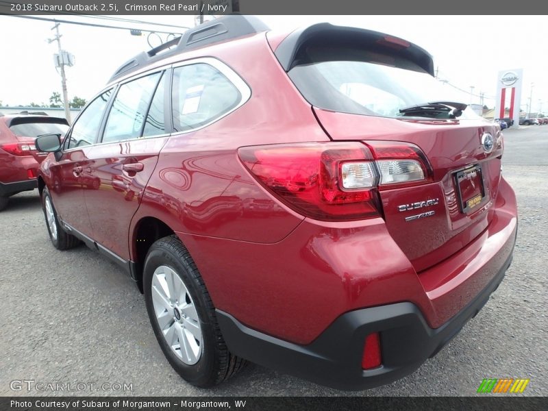 Crimson Red Pearl / Ivory 2018 Subaru Outback 2.5i