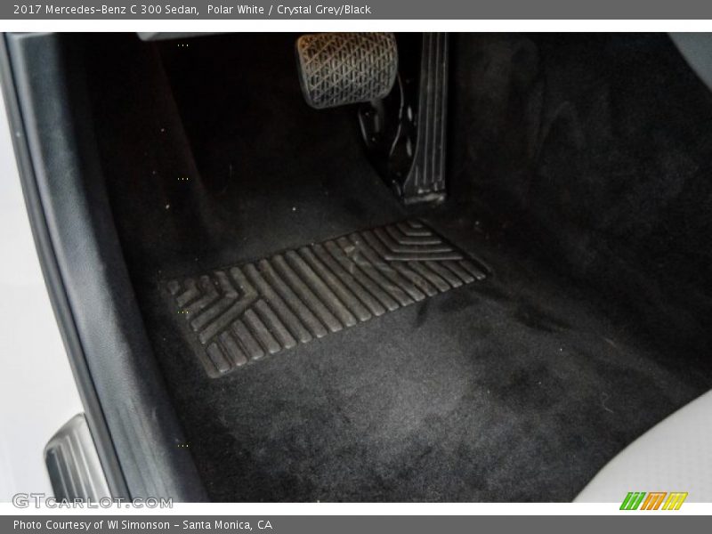 Polar White / Crystal Grey/Black 2017 Mercedes-Benz C 300 Sedan