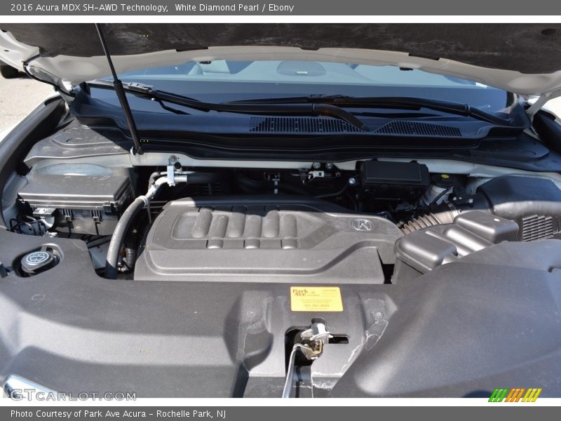 White Diamond Pearl / Ebony 2016 Acura MDX SH-AWD Technology