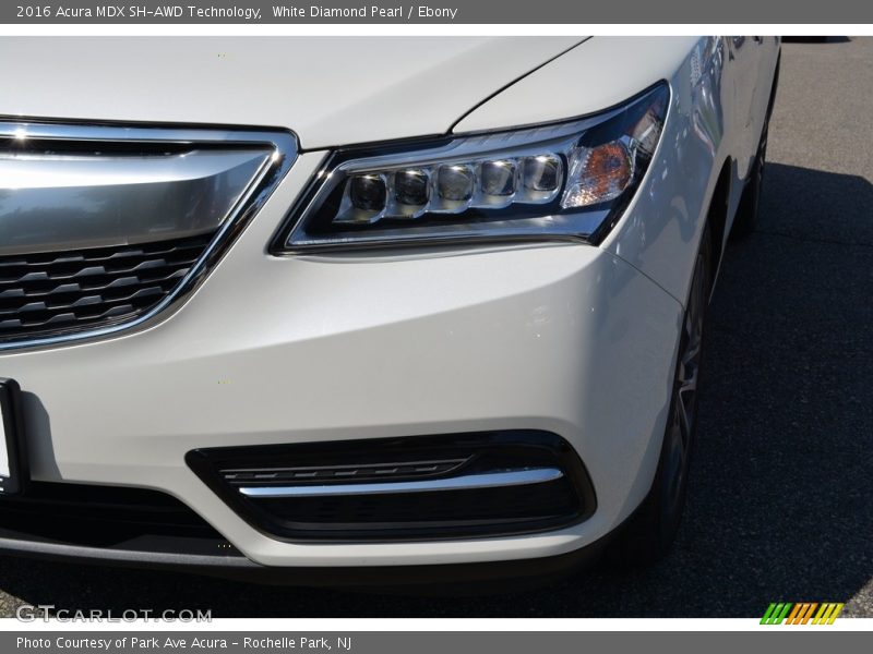 White Diamond Pearl / Ebony 2016 Acura MDX SH-AWD Technology