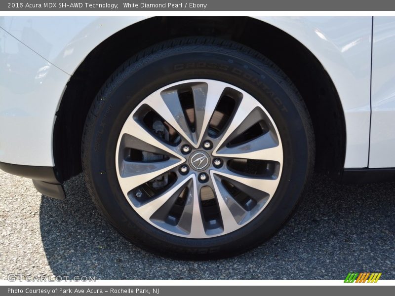 White Diamond Pearl / Ebony 2016 Acura MDX SH-AWD Technology