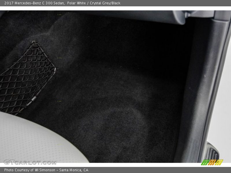 Polar White / Crystal Grey/Black 2017 Mercedes-Benz C 300 Sedan