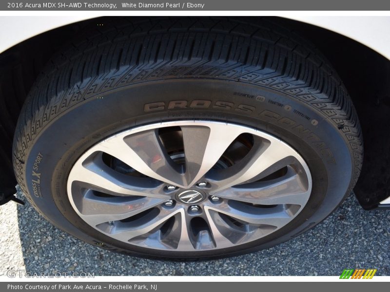 White Diamond Pearl / Ebony 2016 Acura MDX SH-AWD Technology