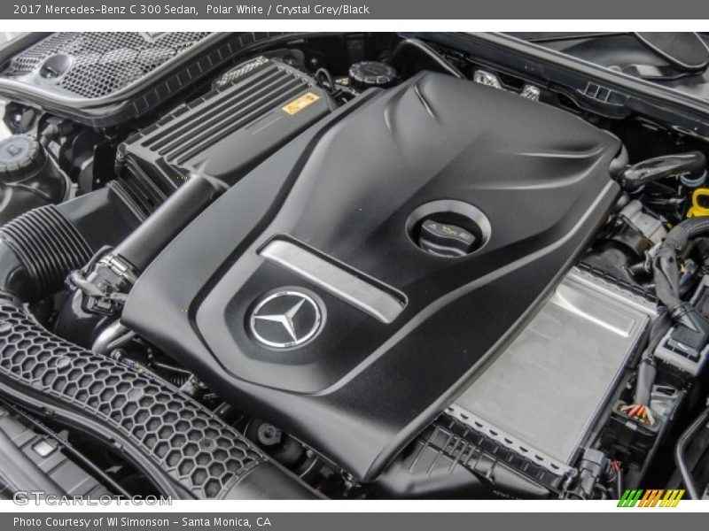 Polar White / Crystal Grey/Black 2017 Mercedes-Benz C 300 Sedan