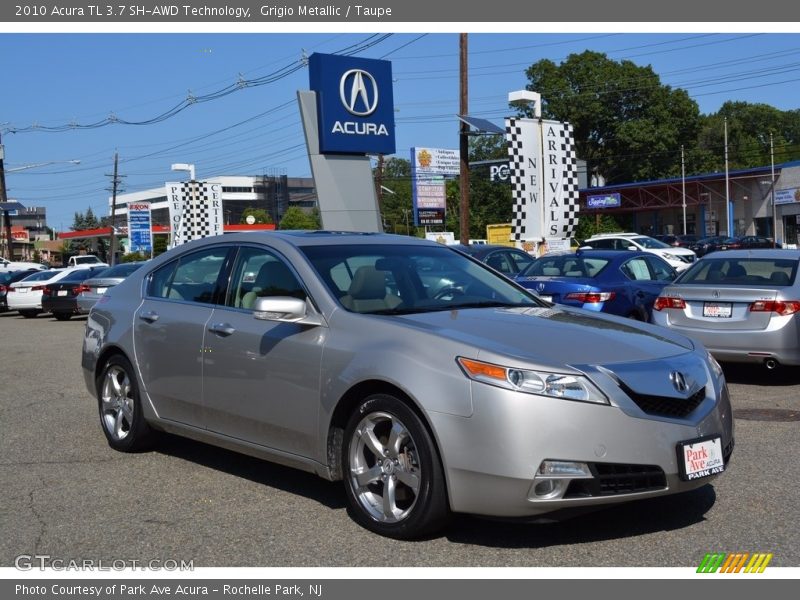 Grigio Metallic / Taupe 2010 Acura TL 3.7 SH-AWD Technology