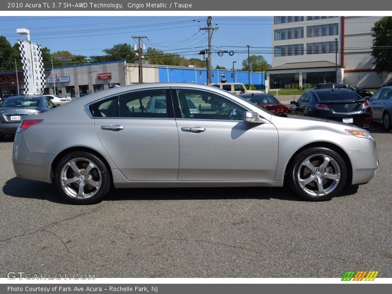 Grigio Metallic / Taupe 2010 Acura TL 3.7 SH-AWD Technology