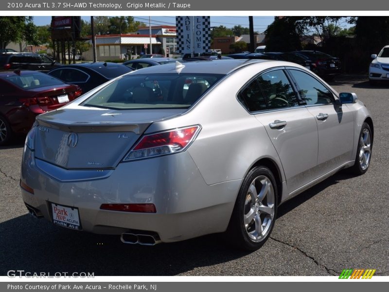 Grigio Metallic / Taupe 2010 Acura TL 3.7 SH-AWD Technology