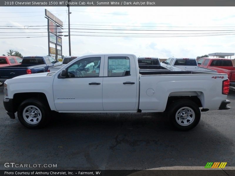 Summit White / Dark Ash/Jet Black 2018 Chevrolet Silverado 1500 WT Double Cab 4x4