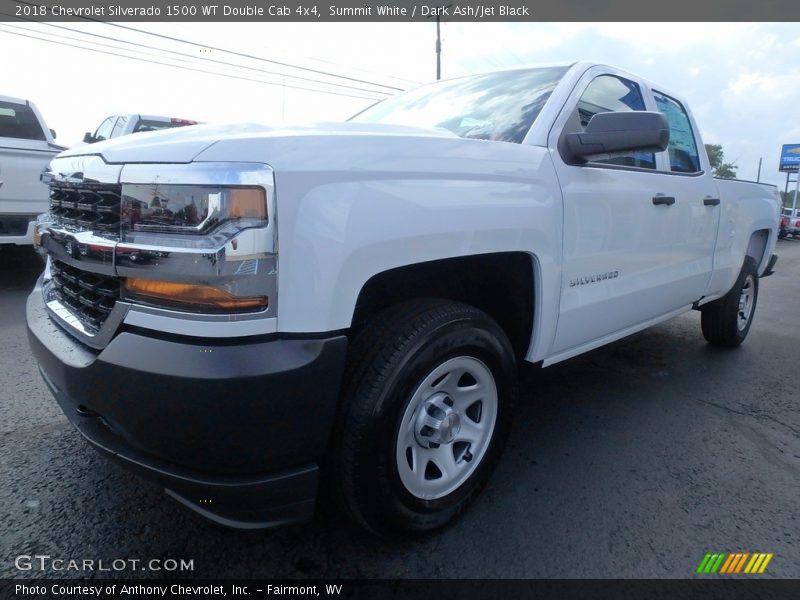 Summit White / Dark Ash/Jet Black 2018 Chevrolet Silverado 1500 WT Double Cab 4x4