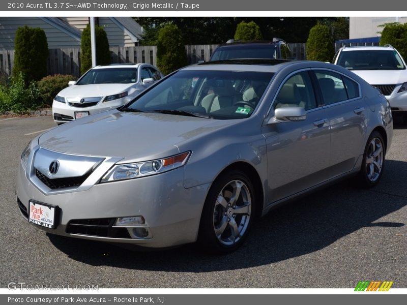 Grigio Metallic / Taupe 2010 Acura TL 3.7 SH-AWD Technology