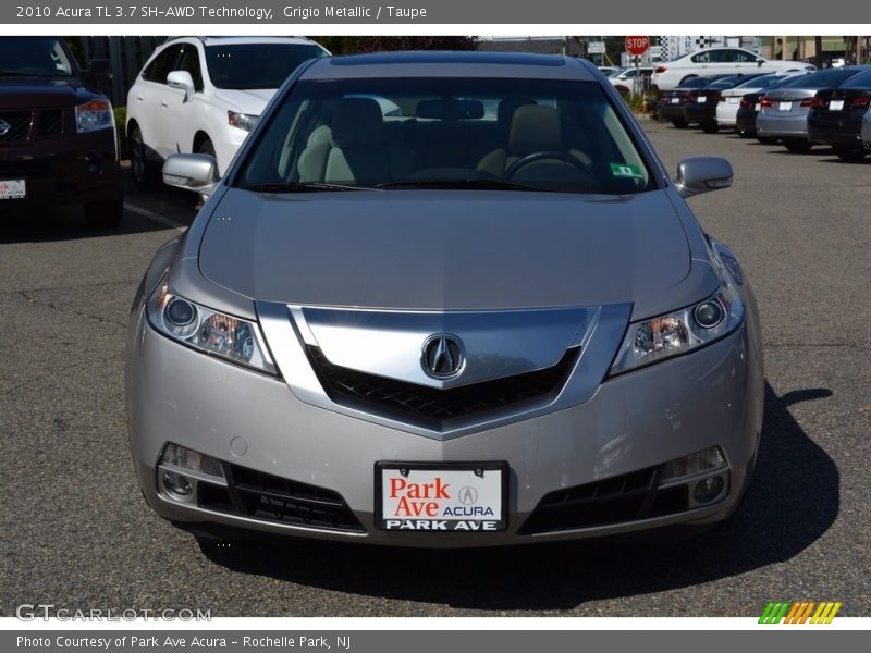 Grigio Metallic / Taupe 2010 Acura TL 3.7 SH-AWD Technology