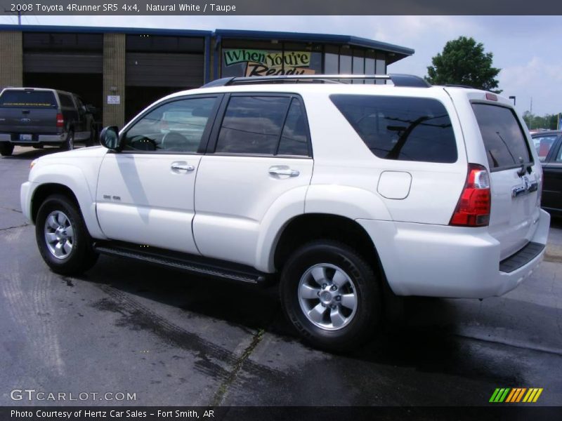 Natural White / Taupe 2008 Toyota 4Runner SR5 4x4