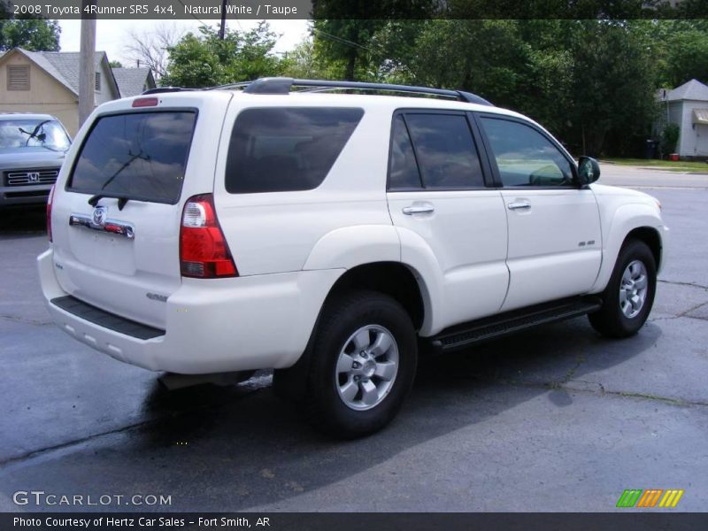 Natural White / Taupe 2008 Toyota 4Runner SR5 4x4