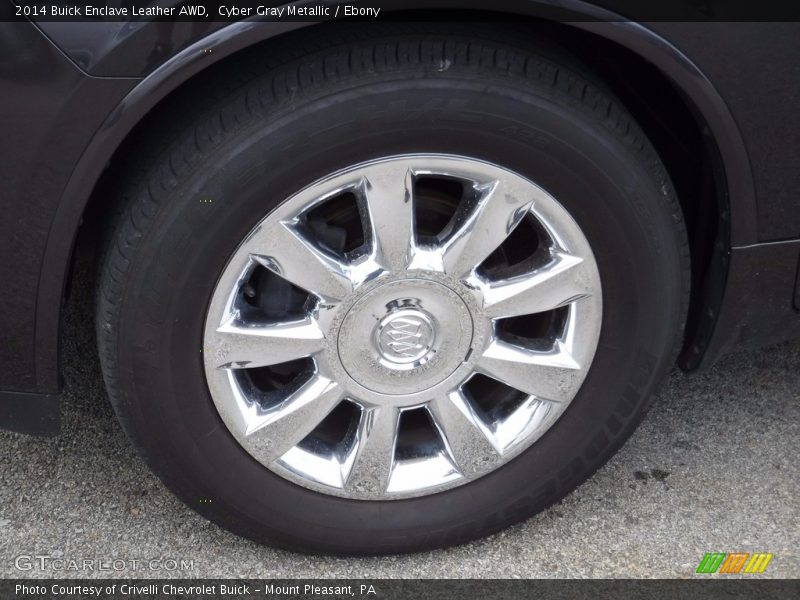 Cyber Gray Metallic / Ebony 2014 Buick Enclave Leather AWD