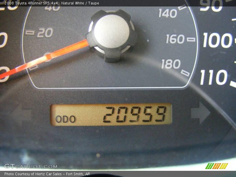 Natural White / Taupe 2008 Toyota 4Runner SR5 4x4