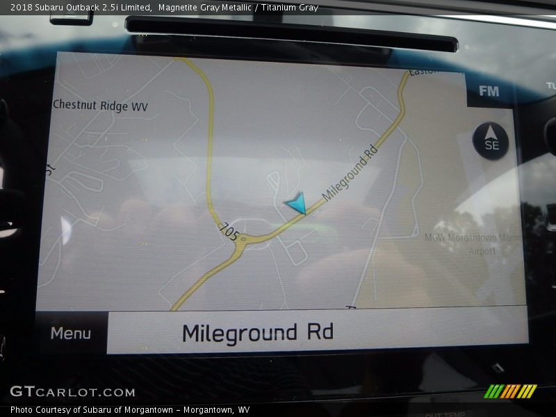 Navigation of 2018 Outback 2.5i Limited