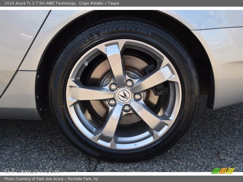 Grigio Metallic / Taupe 2010 Acura TL 3.7 SH-AWD Technology