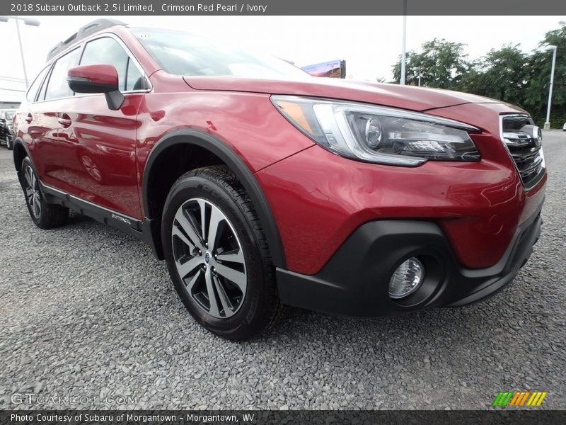 Crimson Red Pearl / Ivory 2018 Subaru Outback 2.5i Limited