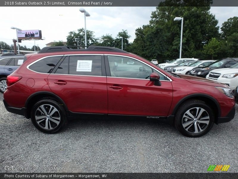 Crimson Red Pearl / Ivory 2018 Subaru Outback 2.5i Limited