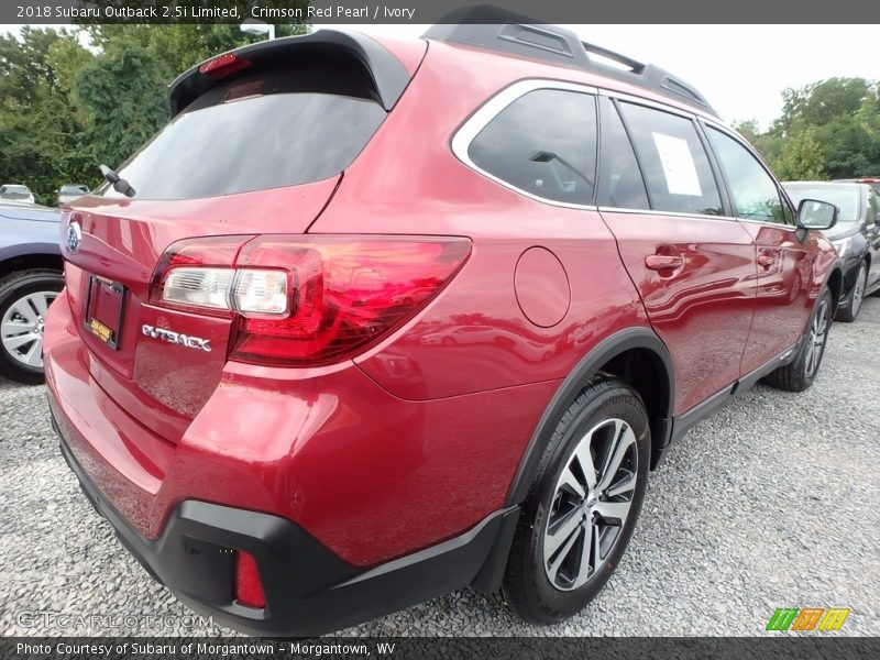 Crimson Red Pearl / Ivory 2018 Subaru Outback 2.5i Limited