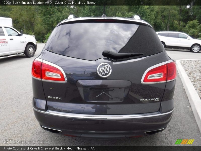 Cyber Gray Metallic / Ebony 2014 Buick Enclave Leather AWD