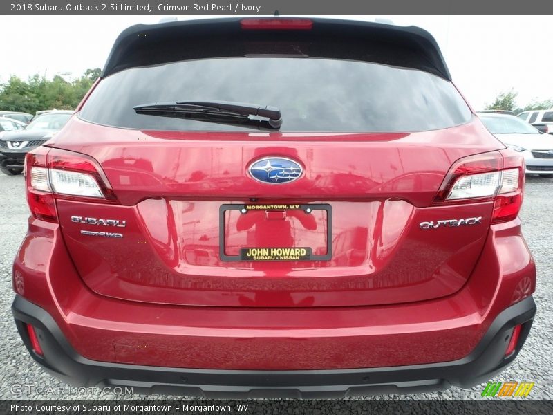 Crimson Red Pearl / Ivory 2018 Subaru Outback 2.5i Limited