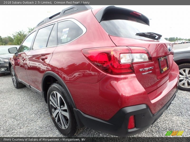 Crimson Red Pearl / Ivory 2018 Subaru Outback 2.5i Limited