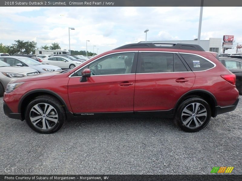  2018 Outback 2.5i Limited Crimson Red Pearl