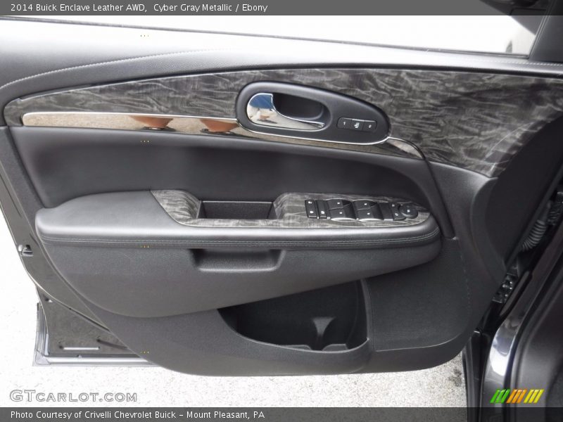 Cyber Gray Metallic / Ebony 2014 Buick Enclave Leather AWD
