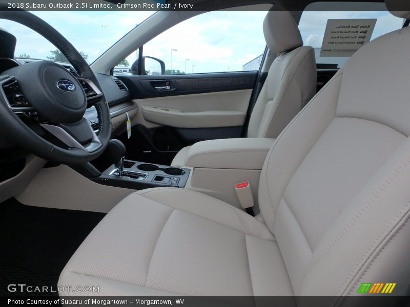 Front Seat of 2018 Outback 2.5i Limited