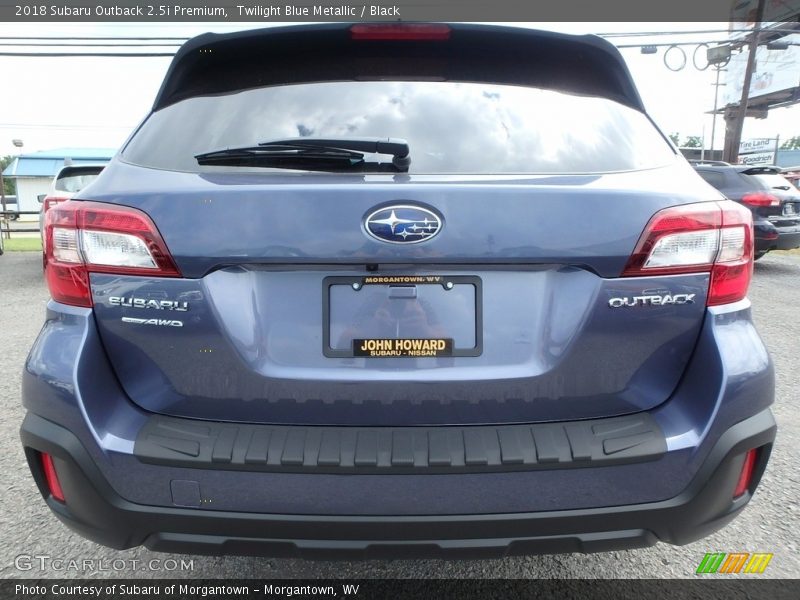 Twilight Blue Metallic / Black 2018 Subaru Outback 2.5i Premium