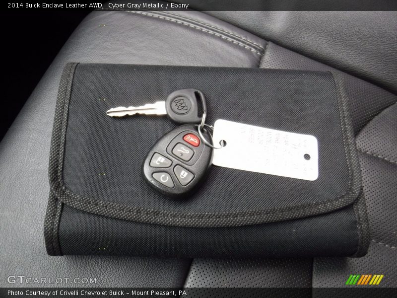 Cyber Gray Metallic / Ebony 2014 Buick Enclave Leather AWD