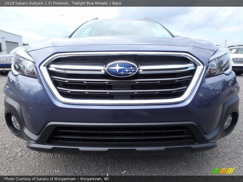 Twilight Blue Metallic / Black 2018 Subaru Outback 2.5i Premium
