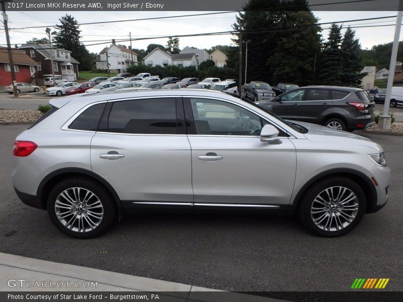 Ingot Silver / Ebony 2017 Lincoln MKX Reserve AWD