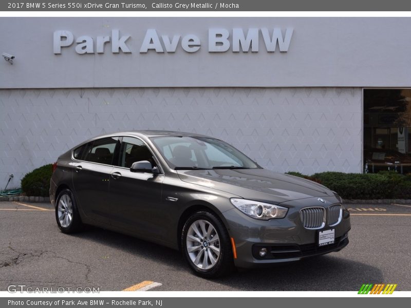 Callisto Grey Metallic / Mocha 2017 BMW 5 Series 550i xDrive Gran Turismo