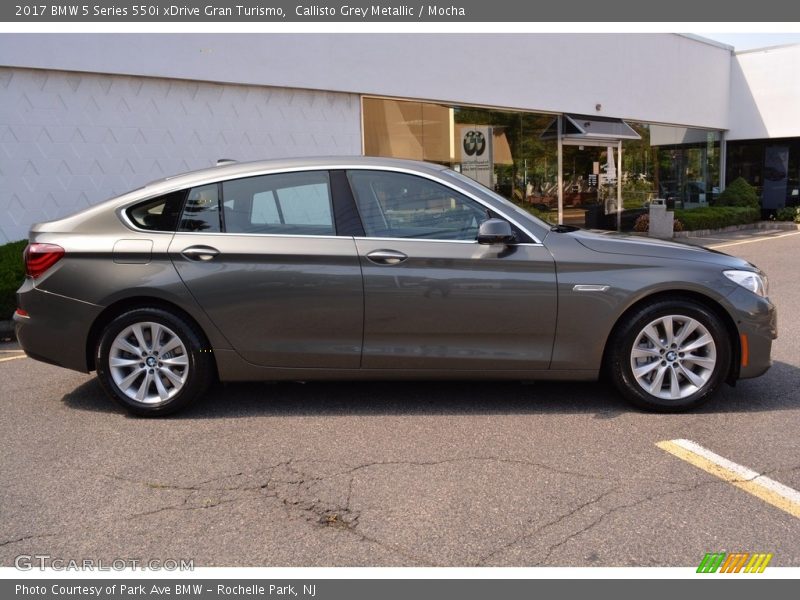 Callisto Grey Metallic / Mocha 2017 BMW 5 Series 550i xDrive Gran Turismo