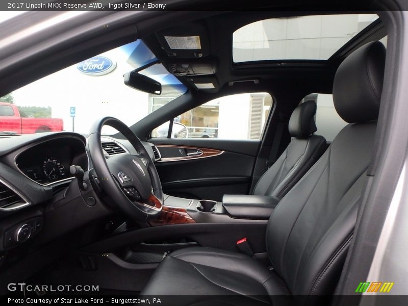 Ingot Silver / Ebony 2017 Lincoln MKX Reserve AWD