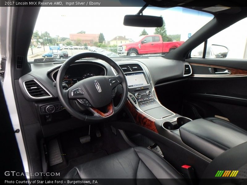 Ingot Silver / Ebony 2017 Lincoln MKX Reserve AWD