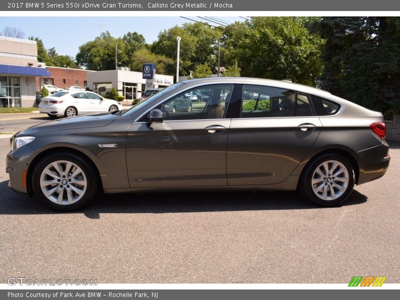 Callisto Grey Metallic / Mocha 2017 BMW 5 Series 550i xDrive Gran Turismo