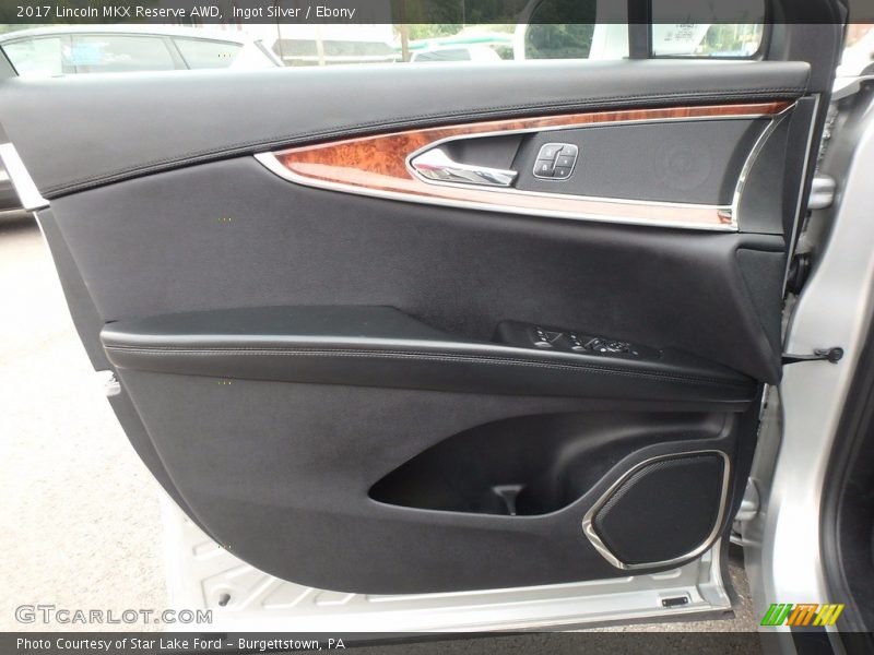 Ingot Silver / Ebony 2017 Lincoln MKX Reserve AWD