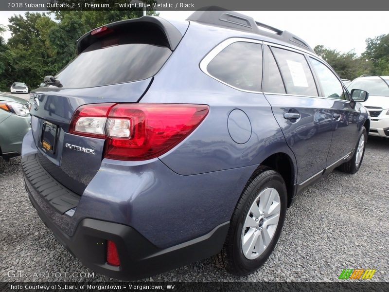 Twilight Blue Metallic / Black 2018 Subaru Outback 2.5i Premium