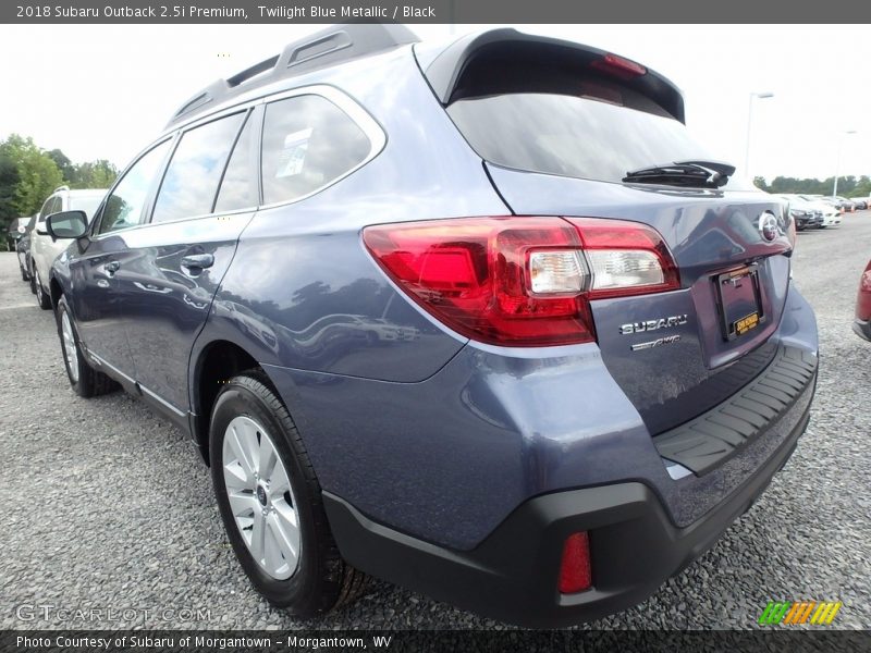 Twilight Blue Metallic / Black 2018 Subaru Outback 2.5i Premium