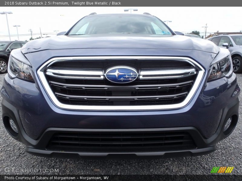 Twilight Blue Metallic / Black 2018 Subaru Outback 2.5i Premium