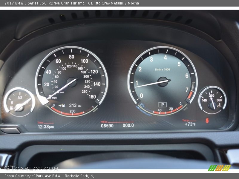 Callisto Grey Metallic / Mocha 2017 BMW 5 Series 550i xDrive Gran Turismo